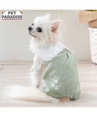 PET PARADISE ペットパラダイス ナチュラル パンツつなぎ 《小花 》 小型犬
