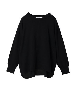 AMERICAN HOLIC センターシームラウンドニットプルオーバー Black