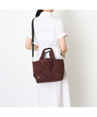 LANVIN en Bleu ルクリア 2WAYトートバッグ チョコ