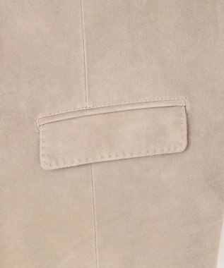 JOSEPH ABBOUD 【ゴートスウェード/軽量/ソフト/ストレッチ】ゴートスウェード ベスト ライトグレー系