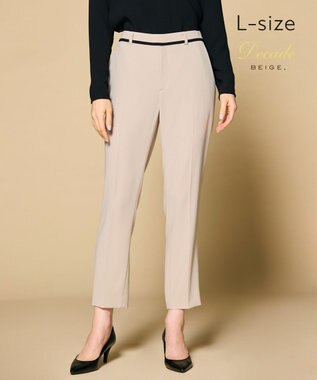 BEIGE， 【洗える・L-size】CINDY / クロップドパンツ