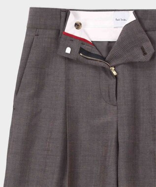 Paul Smith シャンブレー ワイドパンツ ライトベージュ