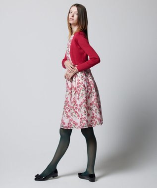 TOCCA SILK RIB BOLERO ボレロ レッド系