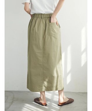 CRAFT STANDARD BOUTIQUE デザインポケットワークスカート Khaki