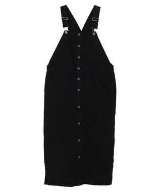 Green Parks カツラギサロペットスカート Black