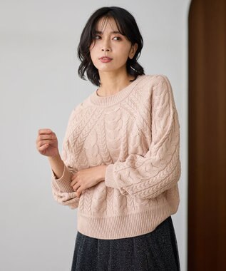 ANY L ソフトタッチケーブル２ＷＡＹニット ピンク