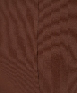 WEGO 【ANGIE VINTAGE】カットアウトリブトップス ブラウン