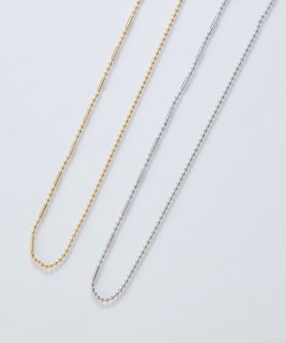 Phoebe 【金属アレルギー対応】リンキーデザインチェーンネックレス　シルバー　ニッケルフリー シルバー