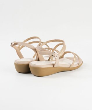 BONTRE 【pied du lapan/ピエドラパン】ナローストラップソールサンダル/50759ZI プラチナ