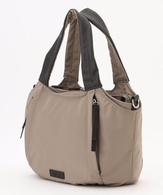 Y'SACCS ふんわりラウンド2WAYトート Sサイズ グレージュ