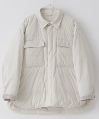 KWD 【日本製/高品質ダウン】LIGHT DOWN SHIRTS JACKET ライトダウンシャツジャケット アイボリー