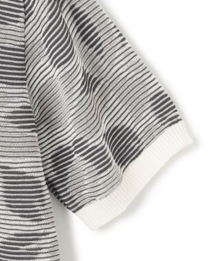 JOSEPH HOMME メキシカンブラインドジャガード　クルーネック半袖ニット アイボリー系5