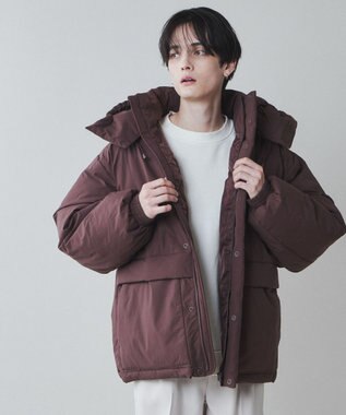 WEGO SORONA（R）　ミリタリーパテッドブルゾン ブラウン