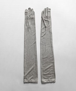 ORuKuBET 【WEB限定・数量限定】リングビジュー付きUVカットロンググローブ (WOMEN)【 UVカット・タッチパネル対応 】 グレー