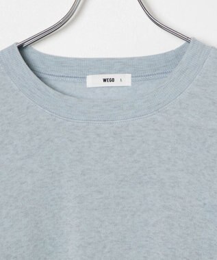 WEGO 【ユニセックス着用/MLXLサイズ展開/新色追加/裏起毛】スウェットプルオーバー 杢グレー