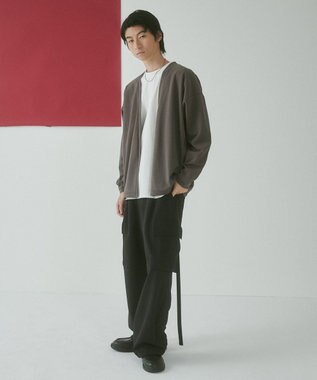 WEGO 【２点セット/LUCY】アンサンブルカーディガン（LS） ダークグレー