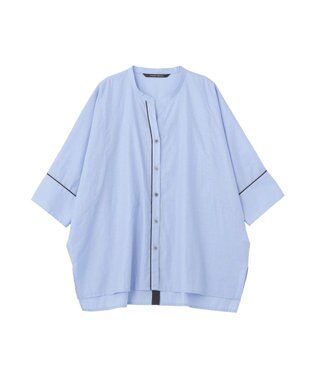 YECCA VECCA ペーパータッチドルマンシャツ Blue