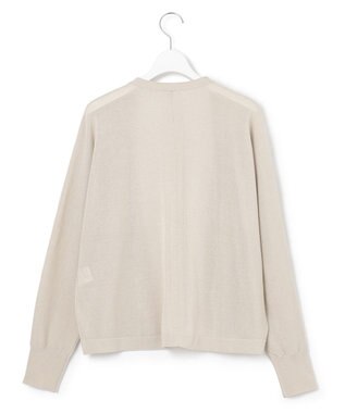 23区 S 【洗える】シアー カーディガン ベージュ系