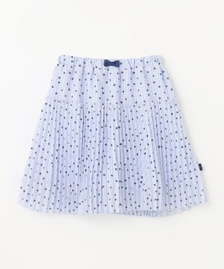 組曲 KIDS 【110-140cm】Tiny Flower スカート ミストブルー系5