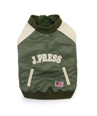 PET PARADISE J.PRESS ミリタリー スタジャン 小型犬 カーキ