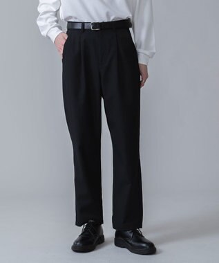 WEGO TRベルト付きスラックス ブラック