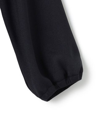 23区 L 【洗える】クリスタルアムンゼン プリーツワンピース ネイビー系