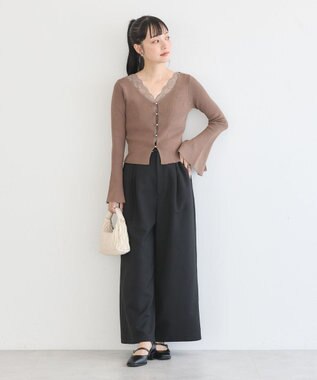 earth music&ecology ２ＷＡＹレースタンクトップ Mocha