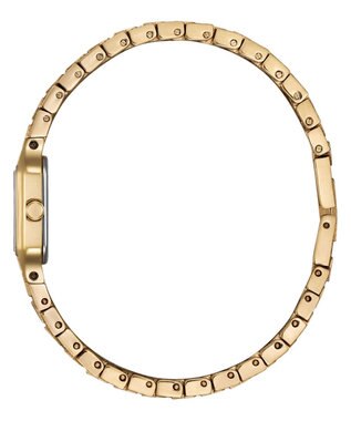 CITIZEN 【アンティークな雰囲気】小ぶりなスクエアケース 電池交換不要 ピンクゴールド ピンクゴールド