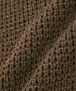 CRAFT STANDARD BOUTIQUE ワッフル編みニットベスト Brown