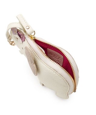 IBIZA アニマーダ　牛革　マルチケース（ゾウ） アイボリー