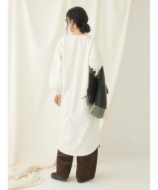 CRAFT STANDARD BOUTIQUE 裏起毛ヘンリーワンピース Ivory