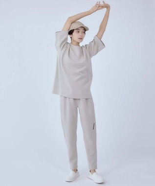 UNFILO 【ユニセックス】コンビTシャツ ベージュ系