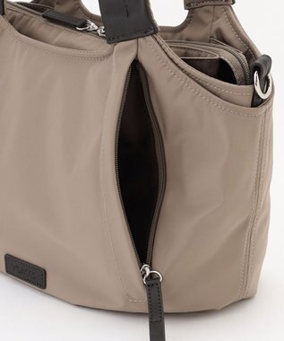 Y'SACCS ふんわりラウンド2WAYトート Sサイズ グレージュ