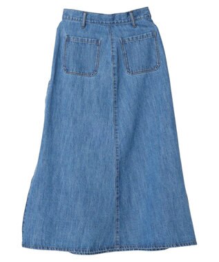 CRAFT STANDARD BOUTIQUE Ａライン４ＷＡＹデニムスカート Light Indigo