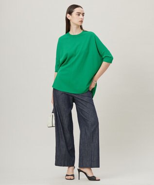 ICB L 【人気のため新色追加・接触冷感・UVカット・洗える】 VIS/NYハイゲージ プルオーバー グリーン系