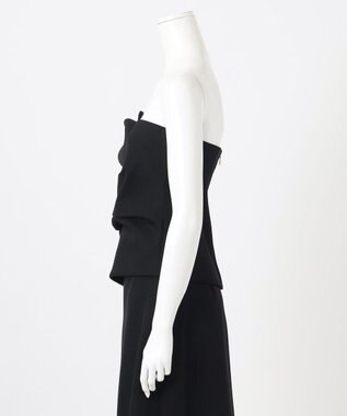 23区 L 【エステータ】ハードギャバジン ビスチェ ブラック系