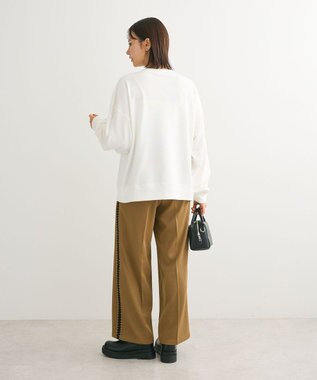 Green Parks アソートロゴミニ裏毛プルオーバー Off White