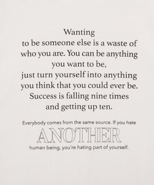 AMERICAN HOLIC メッセージロゴＴシャツ Oatmeal