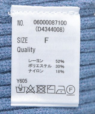 Green Parks ・Ｐｅｔｉｔ　Ｆｌｅｕｒ　ボトルネックリブニット Blue