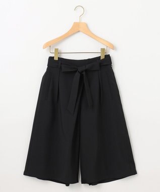 組曲 【WEB限定】オシャクロスキュロットパンツ ブラック系