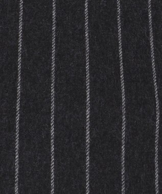 J.PRESS MEN リバーシブル カシミヤマフラー チェック×ストライプ ネイビー系4