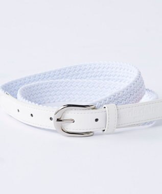 FILA GOLF／marie claire 【marie claire SPORT】 メッシュベルト ホワイト