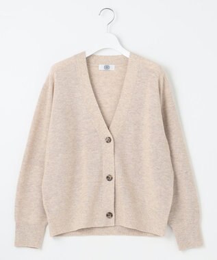 J.PRESS LADIES 【洗える】BUNNY Vネック カーディガン ベージュ系