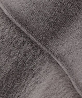 ANY SIS 【大人百花・美人百花掲載】Luxuryフェイクムートン コート スレート