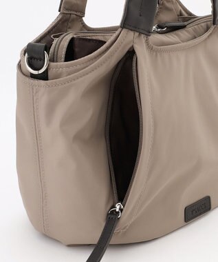 Y'SACCS ふんわりラウンド2WAYトート Sサイズ グレージュ