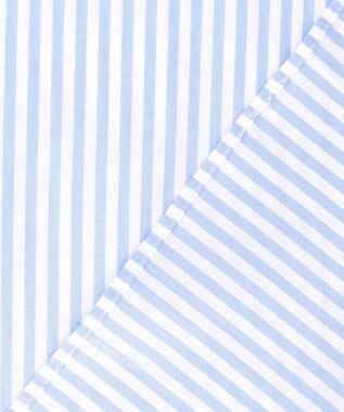 J.PRESS MEN 【AaronChang】【UNISEX】コットンタイプライター ストライプ シャツ / B.D. / Baggy-Fit サックスブルー系1