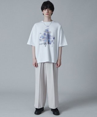 WEGO トロミドルマンフラワーモチーフT（S） 柄1