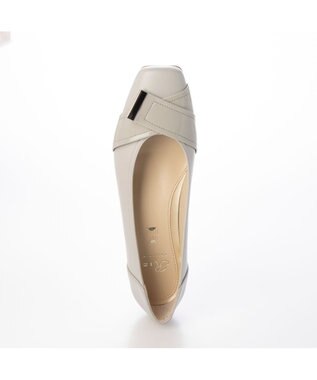 Riz raffinee <Riz raffinee>【レイン対応】ベルト巻きスクエアトゥパンプス グレー