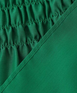 UNFILO 【WEB限定】シアーシャーリングブラウス グリーン