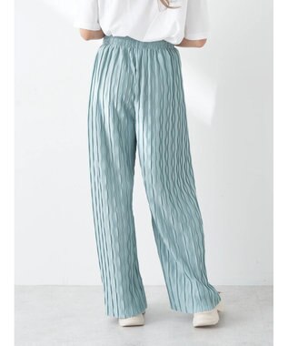 earth music&ecology リラックスセルフカットパンツ Mint